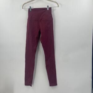 Tavi High waisted tight burgundy Leggings